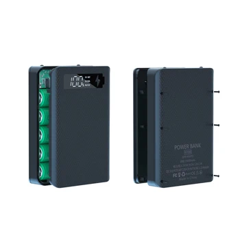 5PCS 18650 DIY Mobile Power Bank Primeru Hitro Brezžično Polnjenje Za Telefone, Polnjenje Powerbank Snemljivo Baterijo, Škatle za Shranjevanje