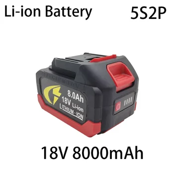 5S2P 18V Makita 18650 litijevo baterijo lahko napolnite 8000mAh baterije z visoko zmogljivimi in visoka praznjenja. Polnilnik.