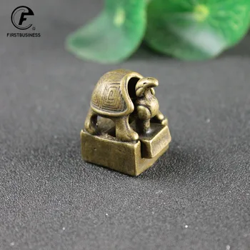 Baker Rosefinch Pečat Ornament Srečen Feng Shui Okraski Obrti Živali Bron Miniaturne Figurice Home Office Dekor Dodatki