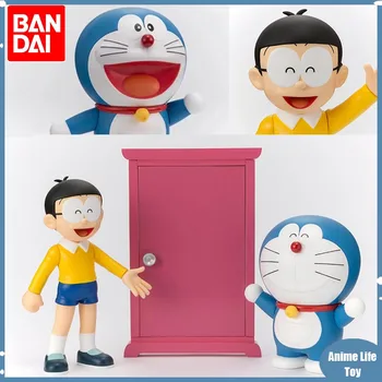 Bandai Figuarts Nič Serije Doraemon Vsaka Vrata Nobi Nobita Dejanje Slika Anime Figurice Kip Zbirka Okraski, Igrače Darilo