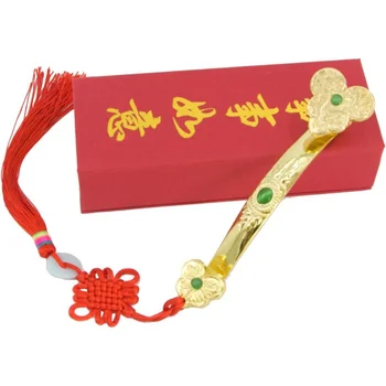 BWinka Nakit Kitajski Obrti Desk Zlati Ruyi Bogastvo Feng Shui Sreče Dar Ornament Ruyi Okraski