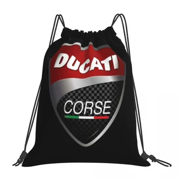 Ducati Corse Ducati Dirke Nahrbtnik, Prenosna Torba Vrvico Vrvico Snop Žep Športna Torba Knjige, Torbe Za Moškega, Žensko Študentov