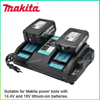 Dvojna Vrata USB polnilec za Makita Polnilec za Baterije 14,4 V 18V BL1860 BL1415 BL1430 BL1830 BL1840 BL1850 BL1845