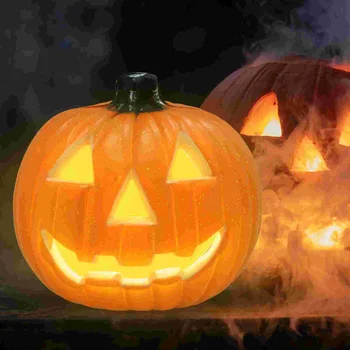 Jack O Luč Buče 8Inch Halloween sveti Bučna Zunanja Notranja Upravlja Osvetljeno Bučna Okraski Stranka Korist