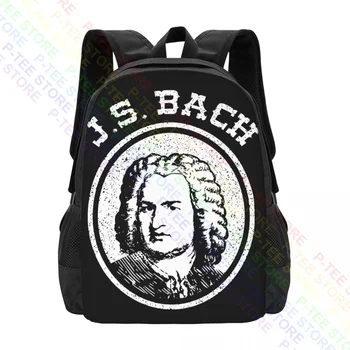 Js Bach PortraitBackpack Velike Zmogljivosti, Zložljive 3d Tiskanje