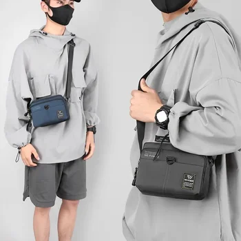 Modno Oblikovanje Moške Vrečko Visoke Kakovosti Oxford Človek Messenger Bag Crossbody Hobos Torbe 3 Plasti Modela Moške Torbici Torba