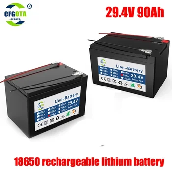 Novo 29.4 v 18650 Litij-ionska Baterija 7s3p 90Ah Vgrajen Visoko zmogljivimi BMS Baterija Za Škropilnice za Električna Vozila Batterie+Polnilec