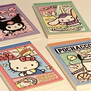 Sanrio Kawaii Cinnamoroll Slikarstvo Knjiga Hello Kitty Pochacco Anime Risanke Študent Tiskovine Risal Dekleta Božična Darila