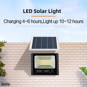Solarna Svetilka Daljinski upravljalnik Solar Powered Pozornosti na Prostem Nepremočljiva 10W/25 W Sončne Luči za Vrt Okraski javno Razsvetljavo.