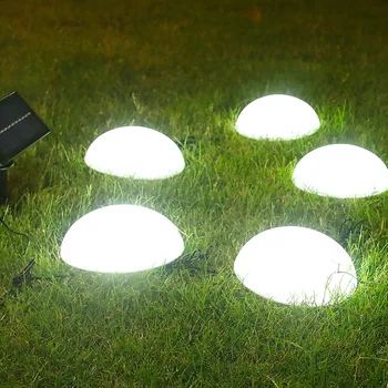 Sončna energija drag 5 hemisferi svetlobo na prostem park villa krajine dekoracijo vrta LED travnik vstavite luč